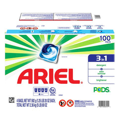 Ariel 3 In 1 Laundry Pods 100 Count