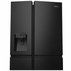 Hisense 632L Side By Side Fridge Black HRSBS633BW
