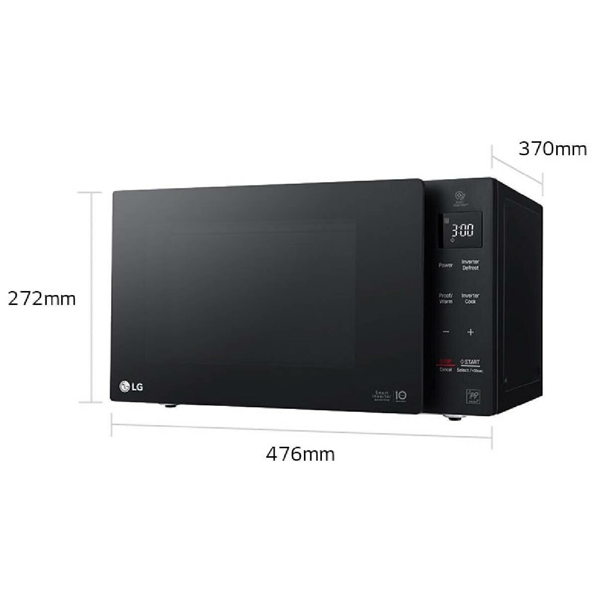 LG NeoChef 23L Smart Inverter 1000W Microwave Oven MS2336DB