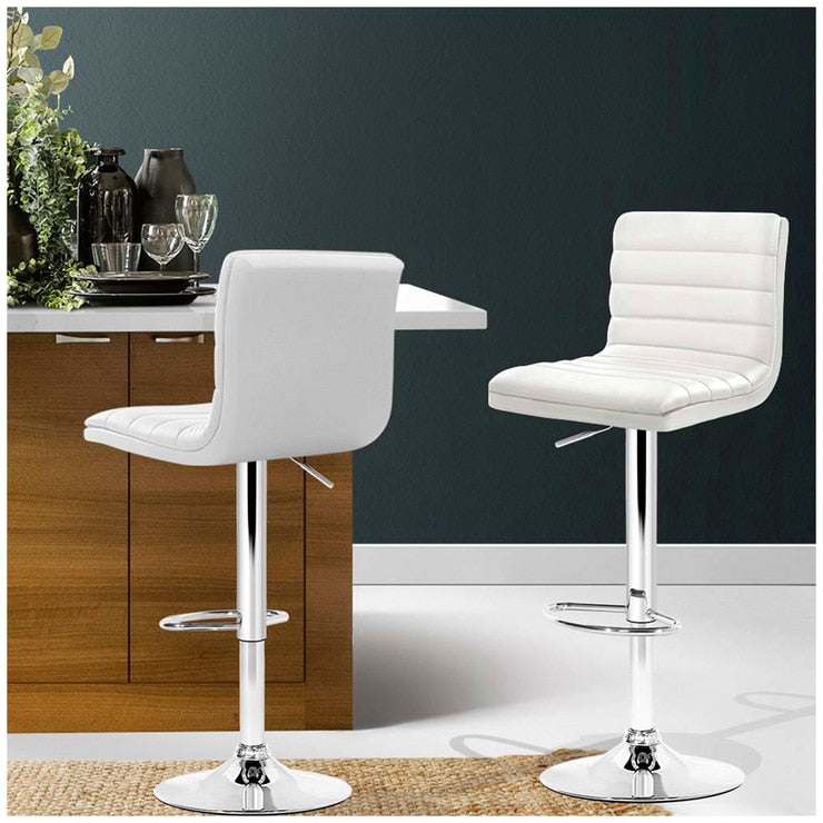 Artiss Arne Barstool White 2 Pack