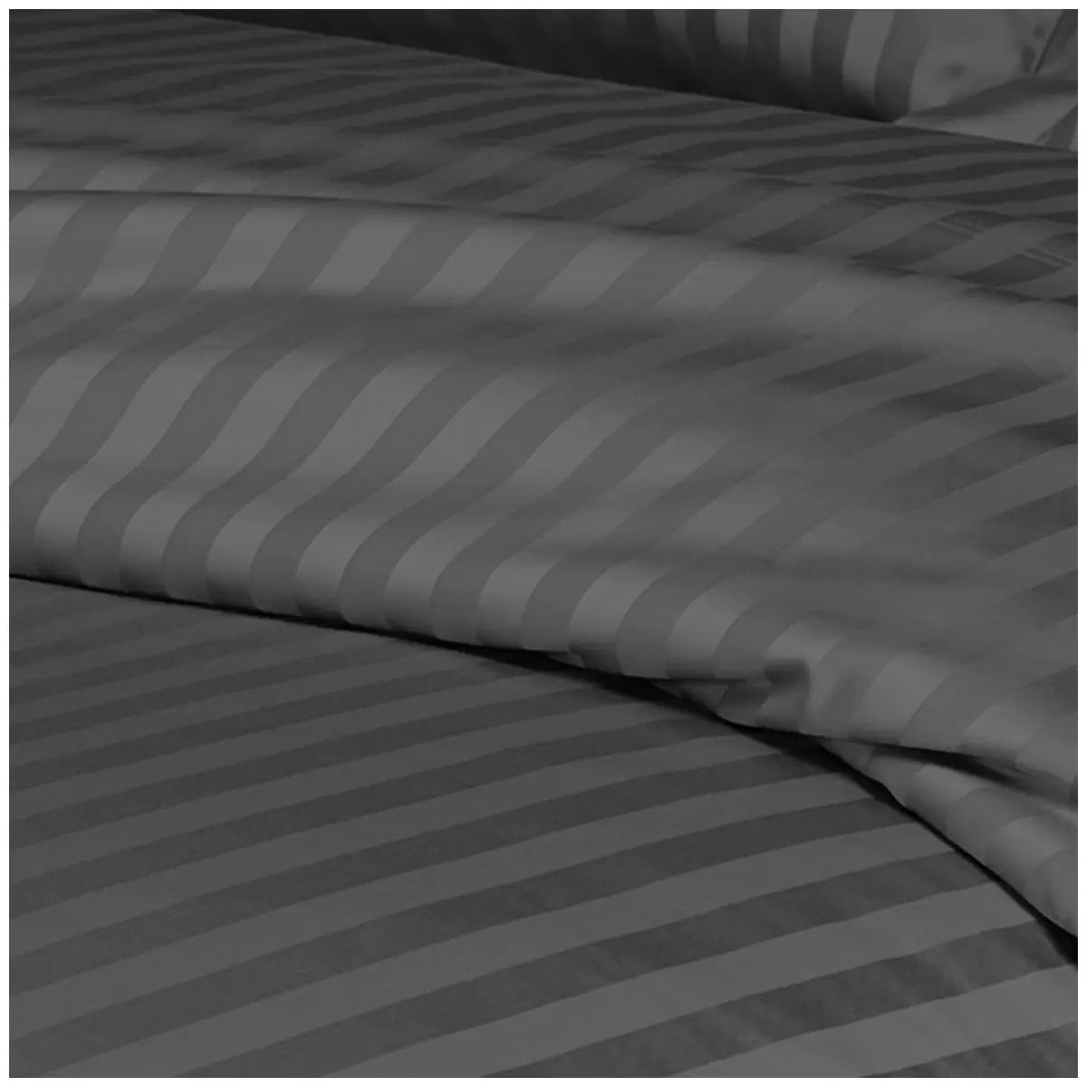 Ramesses 1200 TC Cotton Sateen Stripe Queen Quilt Cover Set