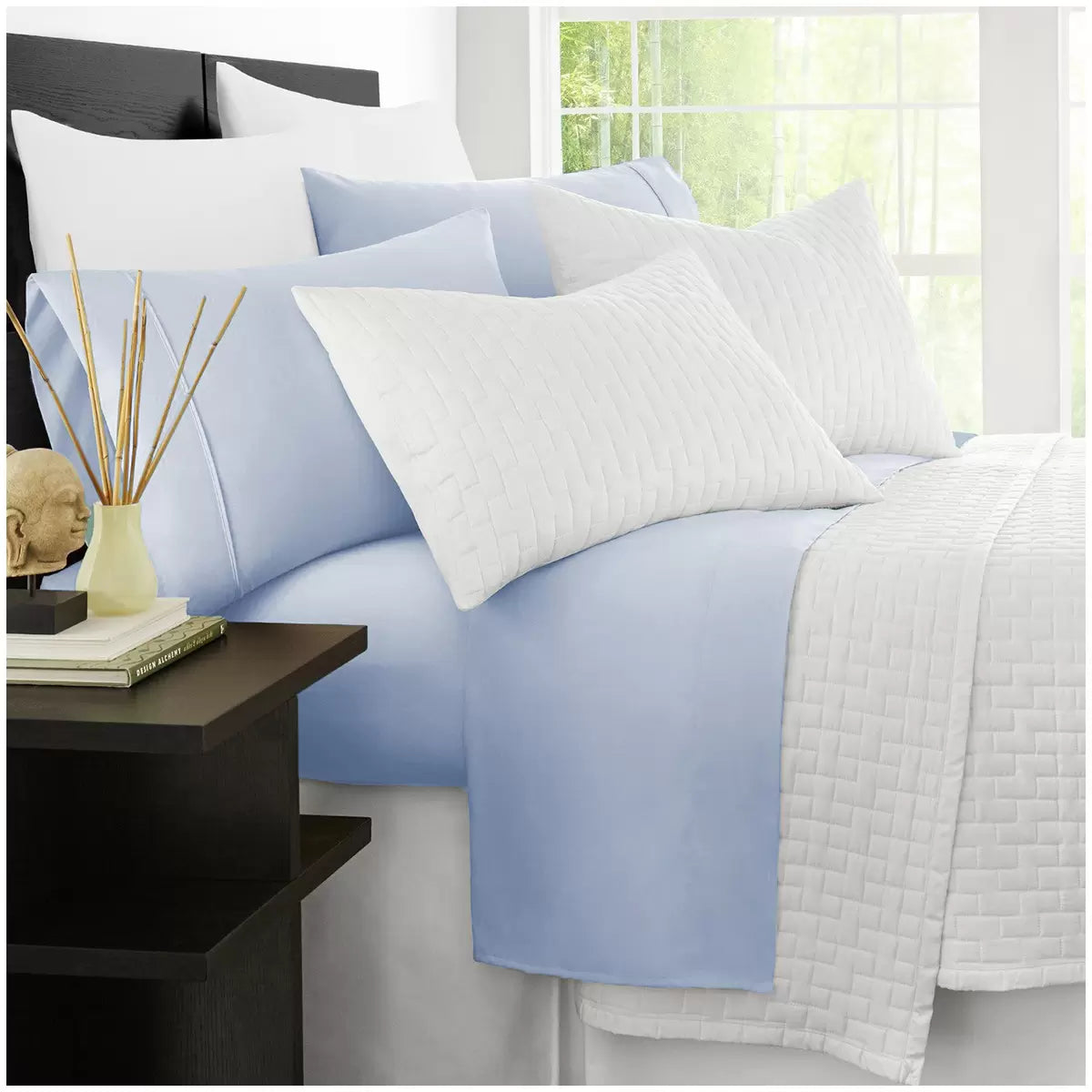 Kingtex 2000 Thread Count Bamboo Cooling Sheet Set