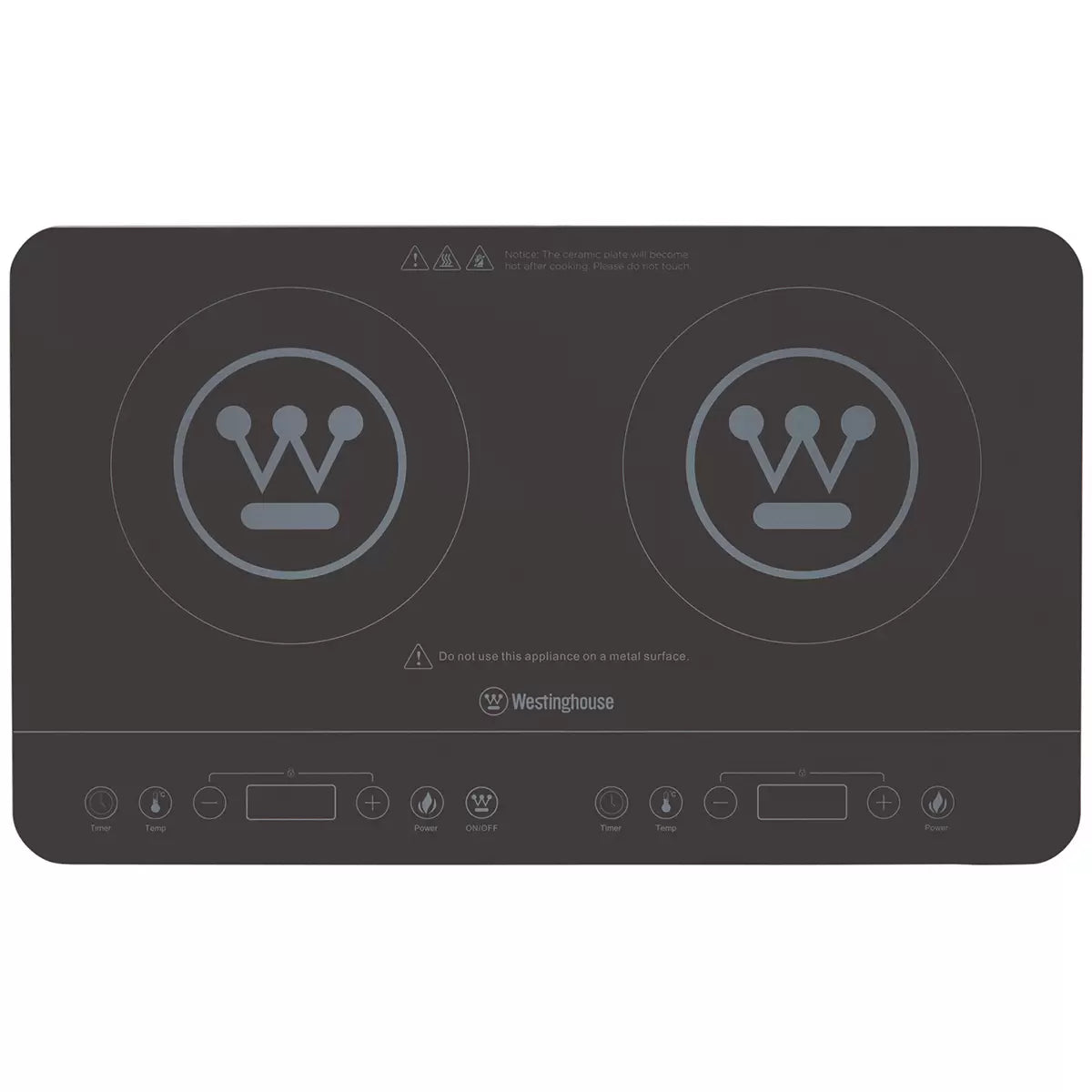 Westinghouse Twin Induction Cooktop WHIC02K