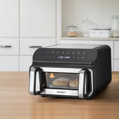 Devanti Air Fryer 10L LCD Kitchen Oven-WA_Rural