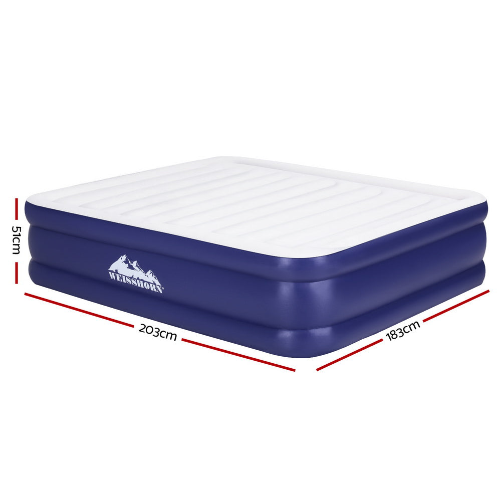 Weisshorn Air Mattress King Inflatable Bed Air bed 51cm