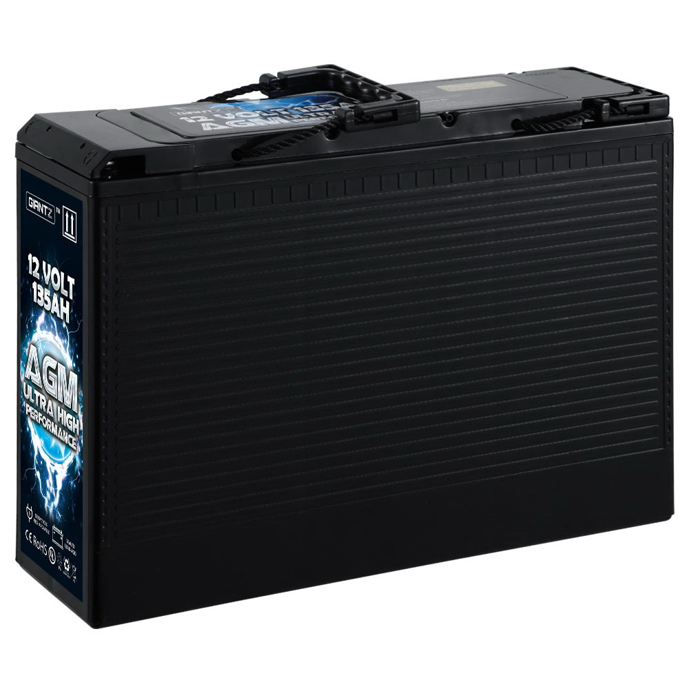 Giantz AGM Deep Cycle Battery 12V 135Ah Slim Box Portable Solar Caravan Camping-NSW_Rural