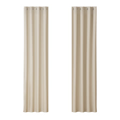 Artiss 2X Blockout Curtains Eyelet 140x230cm Beige