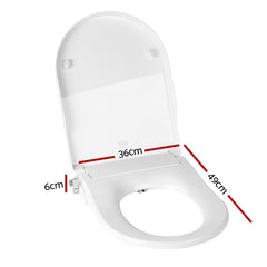 Cefito Non Electric Bidet Toilet Seat Cover Auto Smart Water Wash Dry