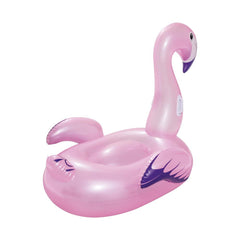 Bestway Kids Flamingo Rider Ride On Float Floating Seat Pool Lounger 1.27Mx1.27M