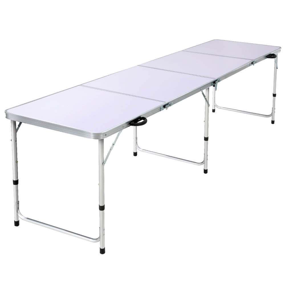 Weisshorn Folding Camping Table 240CM Portable Outdoor Picnic BBQ Aluminium Desk-ACT