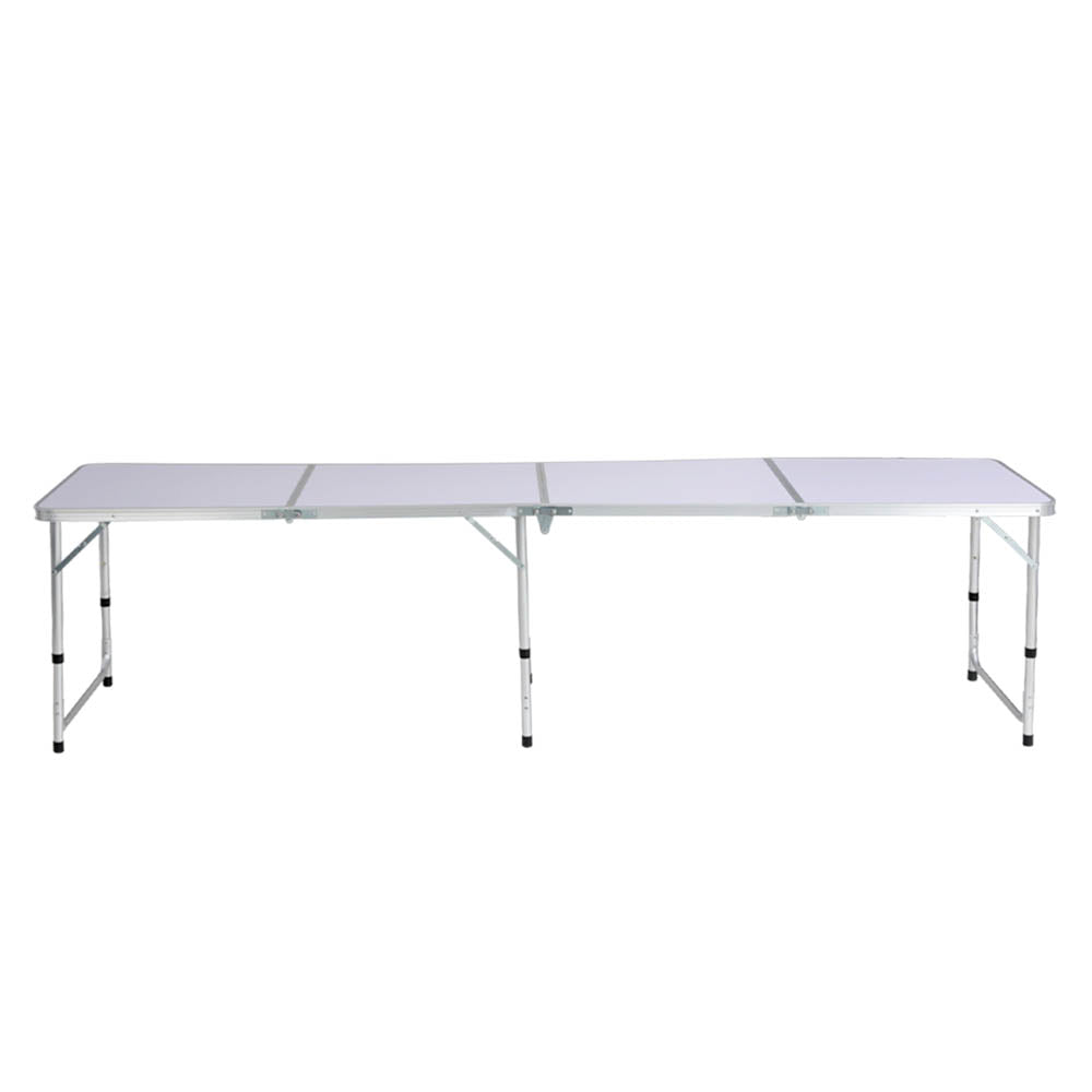 Weisshorn Folding Camping Table 240CM Portable Outdoor Picnic BBQ Aluminium Desk-TAS_Metro