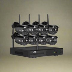 UL-tech Wireless CCTV Security System 8CH NVR 3MP 8 Bullet Cameras