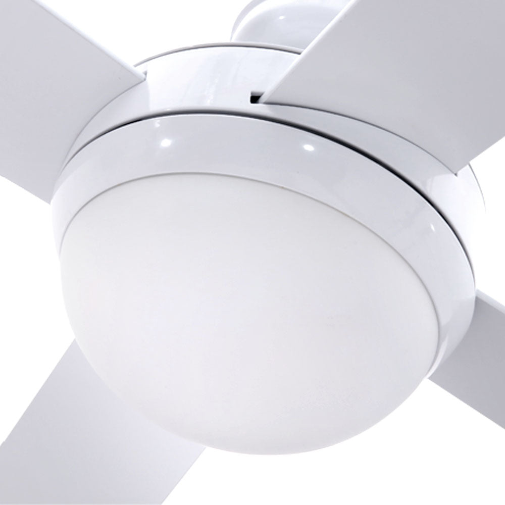 Devanti 52'' Ceiling Fan AC Motor w/Light w/Remote - White