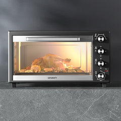 Devanti 45L Convection Oven Electric Fryer Ovens 1800W-QLD_Rural