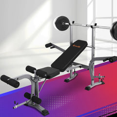 Everfit Weight Bench 8 in 1 Bench Press Adjustable Home Gym Station 200kg-TAS_Rural