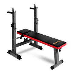 Everfit Weight Bench Squat Rack Bench Press Home Gym Equipment 200kg-TAS_Metro