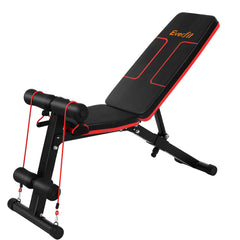 Everfit Weight Bench Adjustable FID Bench Press Home Gym 150kg Capacity-TAS_Metro