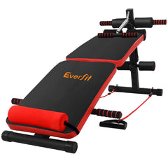 Everfit Weight Bench Sit Up Bench Press Foldable Home Gym Equipment-TAS_Rural