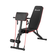 Everfit Weight Bench Adjustable Preacher Curl Bench Press Dumbbell Stool 260kg-SA_Rural