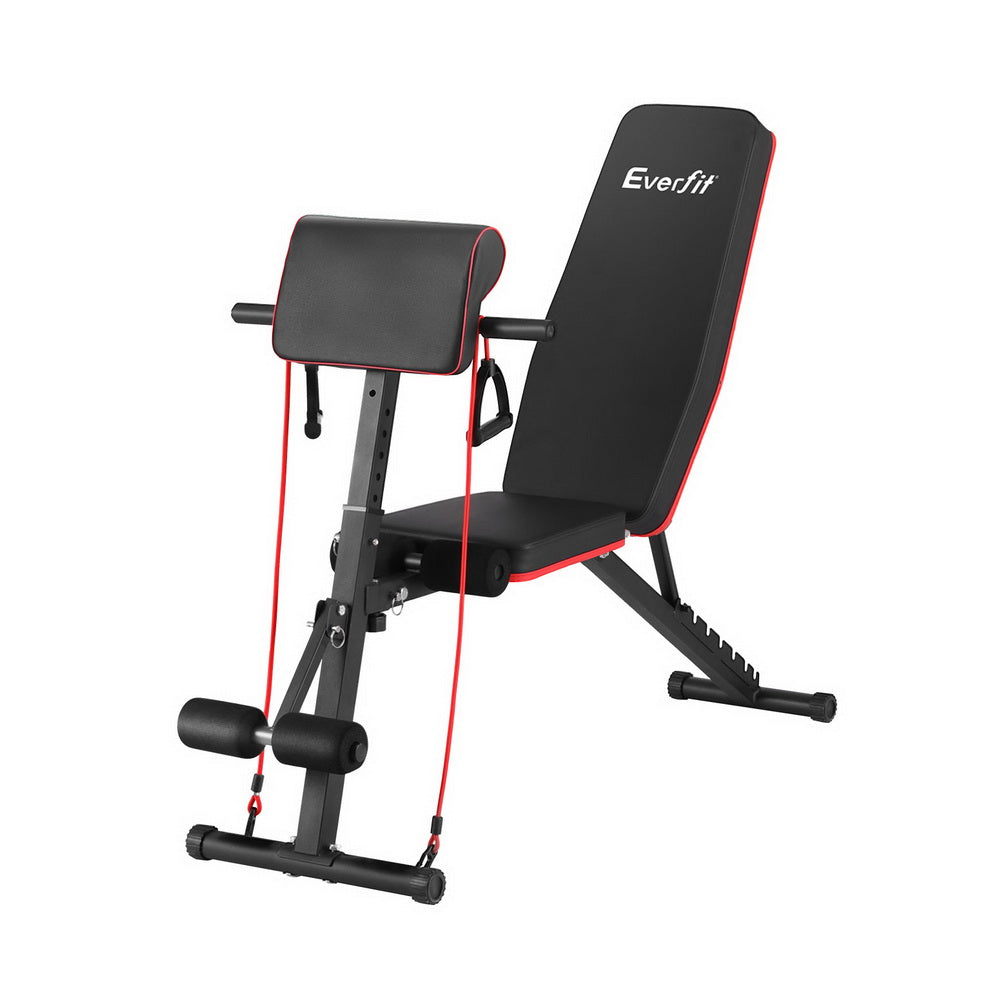 Everfit Weight Bench Adjustable Preacher Curl Bench Press Dumbbell Stool 260kg-SA_Metro