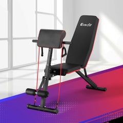 Everfit Weight Bench Adjustable Preacher Curl Bench Press Dumbbell Stool 260kg-QLD_Metro