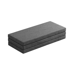 Giselle Bedding Foldable Mattress Folding Foam Queen Grey