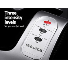 Livemor Foot Massager Shiatsu Massagers Electric Roller Calf Leg Kneading Silver-QLD_Metro