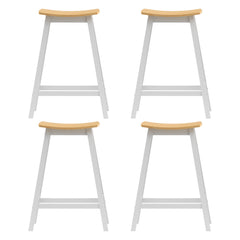 Artiss 4x Bar Stools Wooden Chairs Oak-NT_Rural