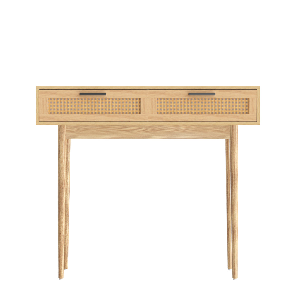 Artiss Console Table 2 Rattan Drawers-WA_Rural
