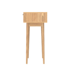 Artiss Console Table 2 Rattan Drawers-WA_Rural