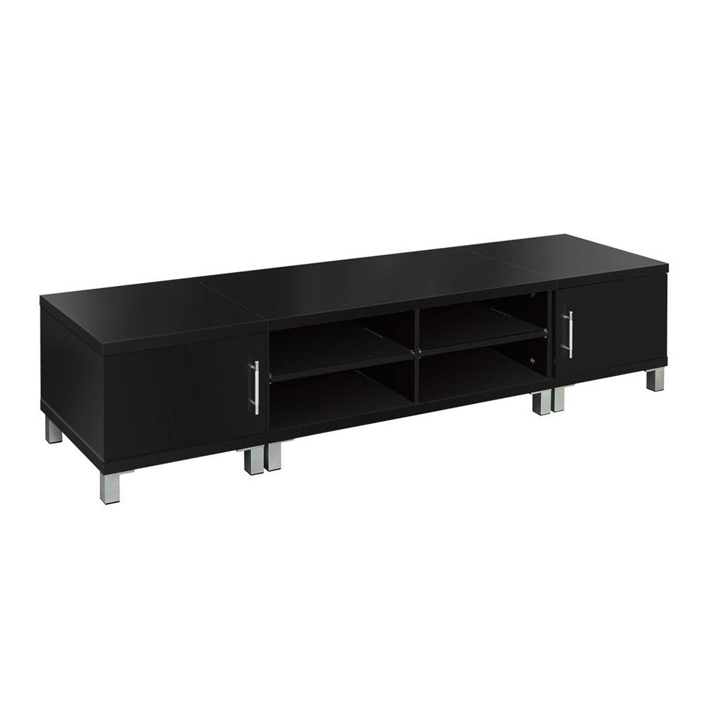 Artiss TV Cabinet Entertainment Unit 190cm Black Danson-QLD_Metro