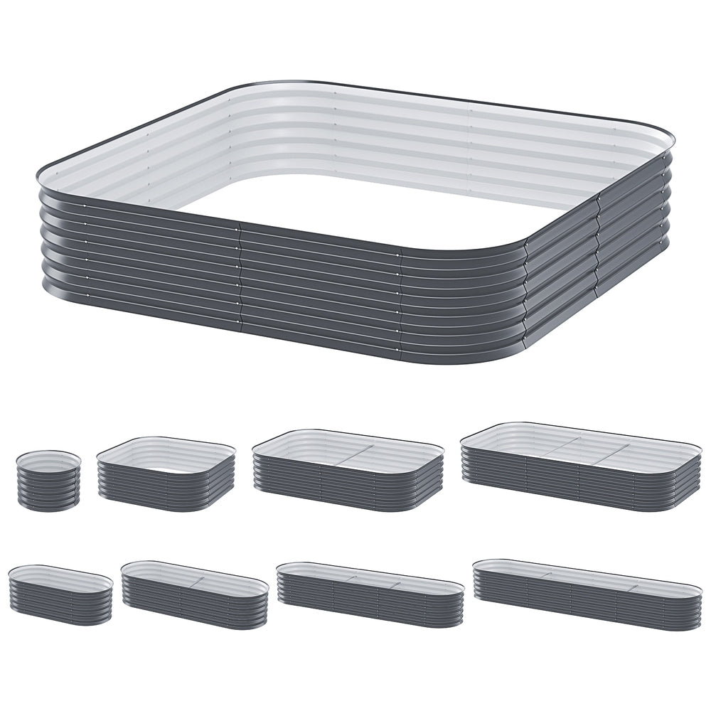 Green Fingers Garden Bed 9 In 1 Modular Planter Box 40CM height-QLD_Metro