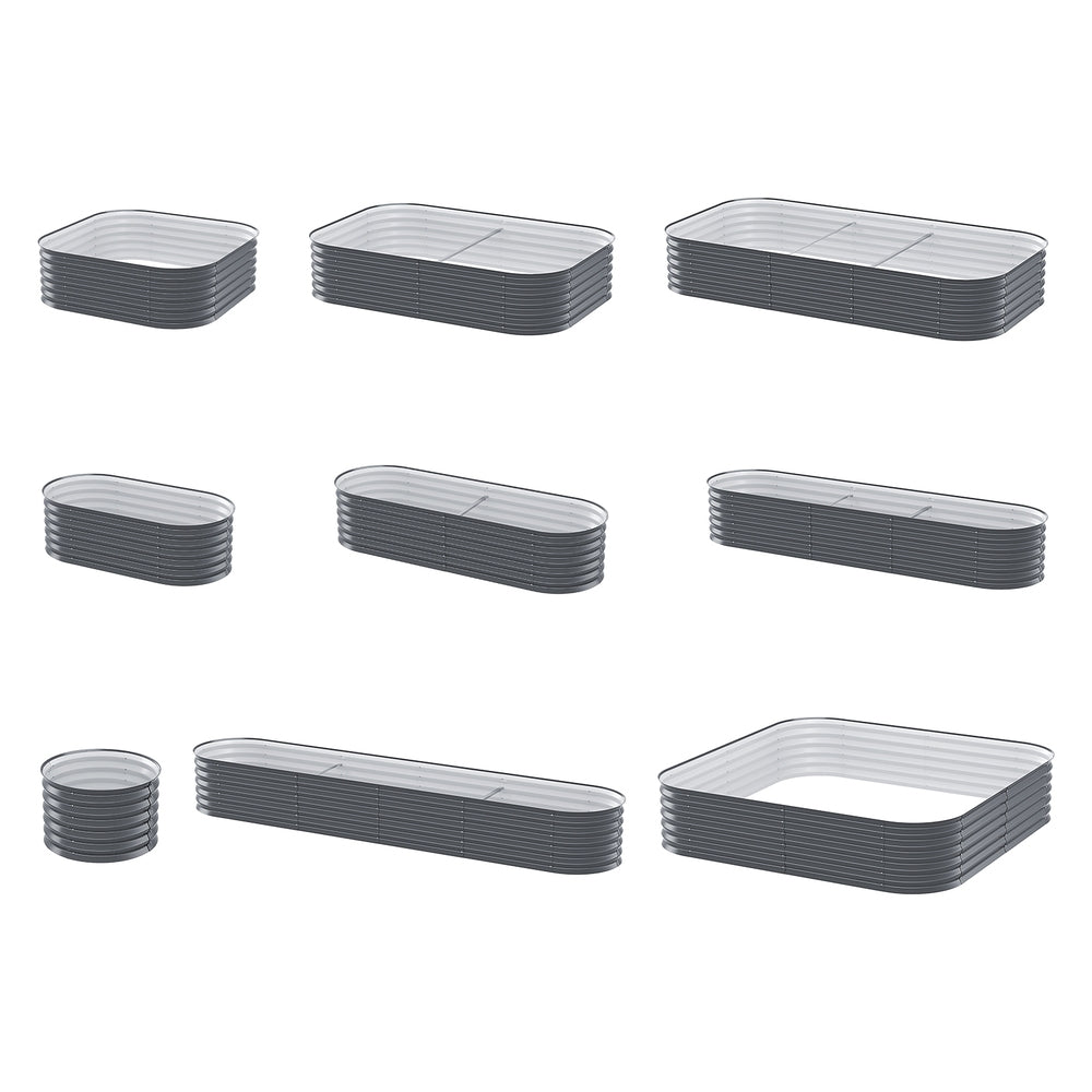 Green Fingers Garden Bed 9 In 1 Modular Planter Box 40CM height-QLD_Metro