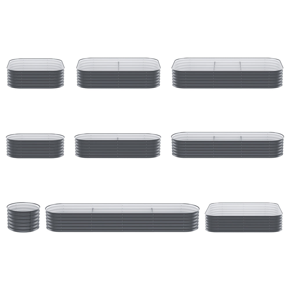 Green Fingers Garden Bed 9 In 1 Modular Planter Box 40CM height-QLD_Metro