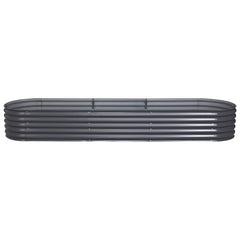 Green Fingers Garden Bed 320X80X42cm Oval Planter Box Raised Container Galvanised-SA_Metro
