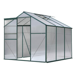 Greenfingers Greenhouse 1.9x1.9x1.83M Aluminium Polycarbonate Green House Garden Shed-VIC_Metro