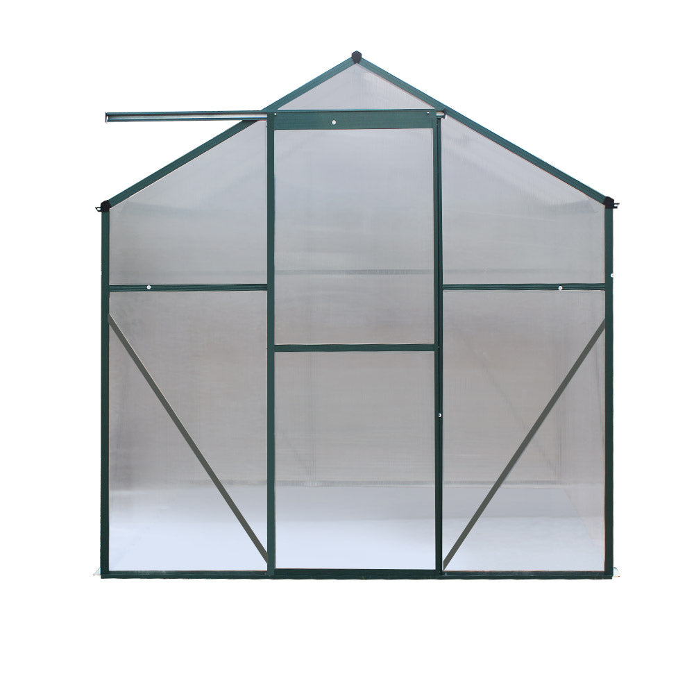 Greenfingers Greenhouse 1.9x1.9x1.83M Aluminium Polycarbonate Green House Garden Shed-NSW_Metro