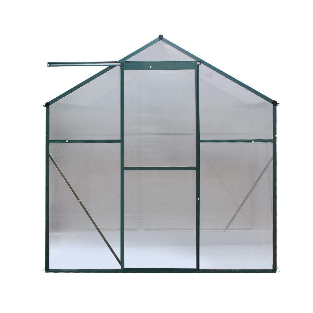 Greenfingers Greenhouse 2.52x1.9x1.83M Aluminium Polycarbonate Green House Garden Shed-ACT