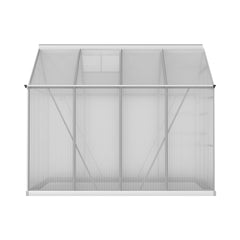 Greenfingers Greenhouse 2.42x2.5x2.26M Aluminium Double Doors Green House Garden Shed-SA_Metro