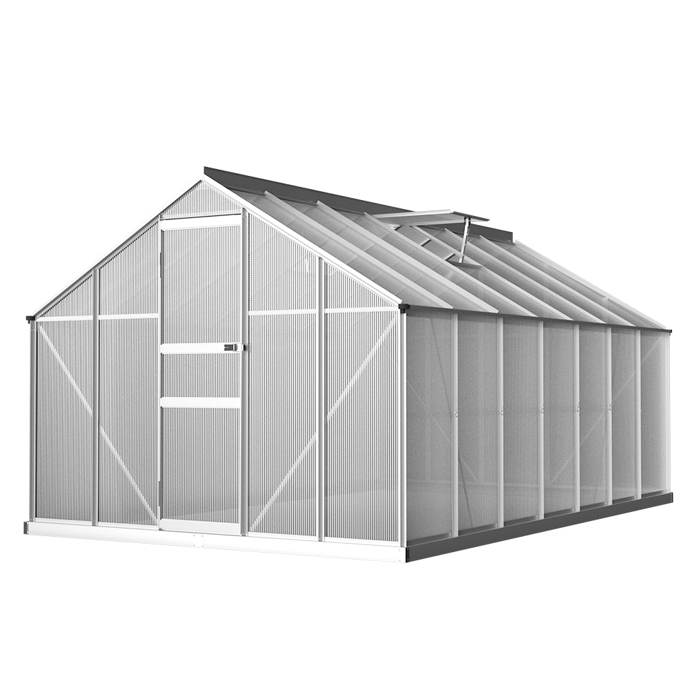 Greenfingers Greenhouse 4.2x2.5x1.95M Aluminium Polycarbonate Green House Garden Shed-ACT