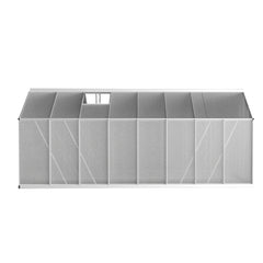 Greenfingers Greenhouse 4.7x2.5x2.26M Double Doors Aluminium Green House Garden Shed-REMOTE