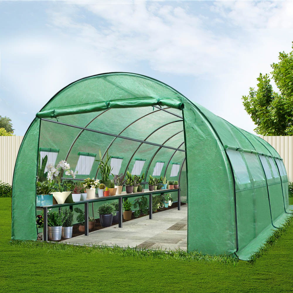 Greenfingers Greenhouse 6x3x2M Walk in Green House Tunnel Plant Garden Shed Dome-TAS_Rural