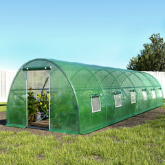 Greenfingers Greenhouse Walk in Green House Tunnel Plant Garden Shed Dome 9x3x2M-WA_Rural