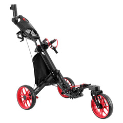 Everfit Golf Buggy Foldable Trolley Golf Cart Swivel Wheel Umbrella Bottle Stand-QLD_Rural