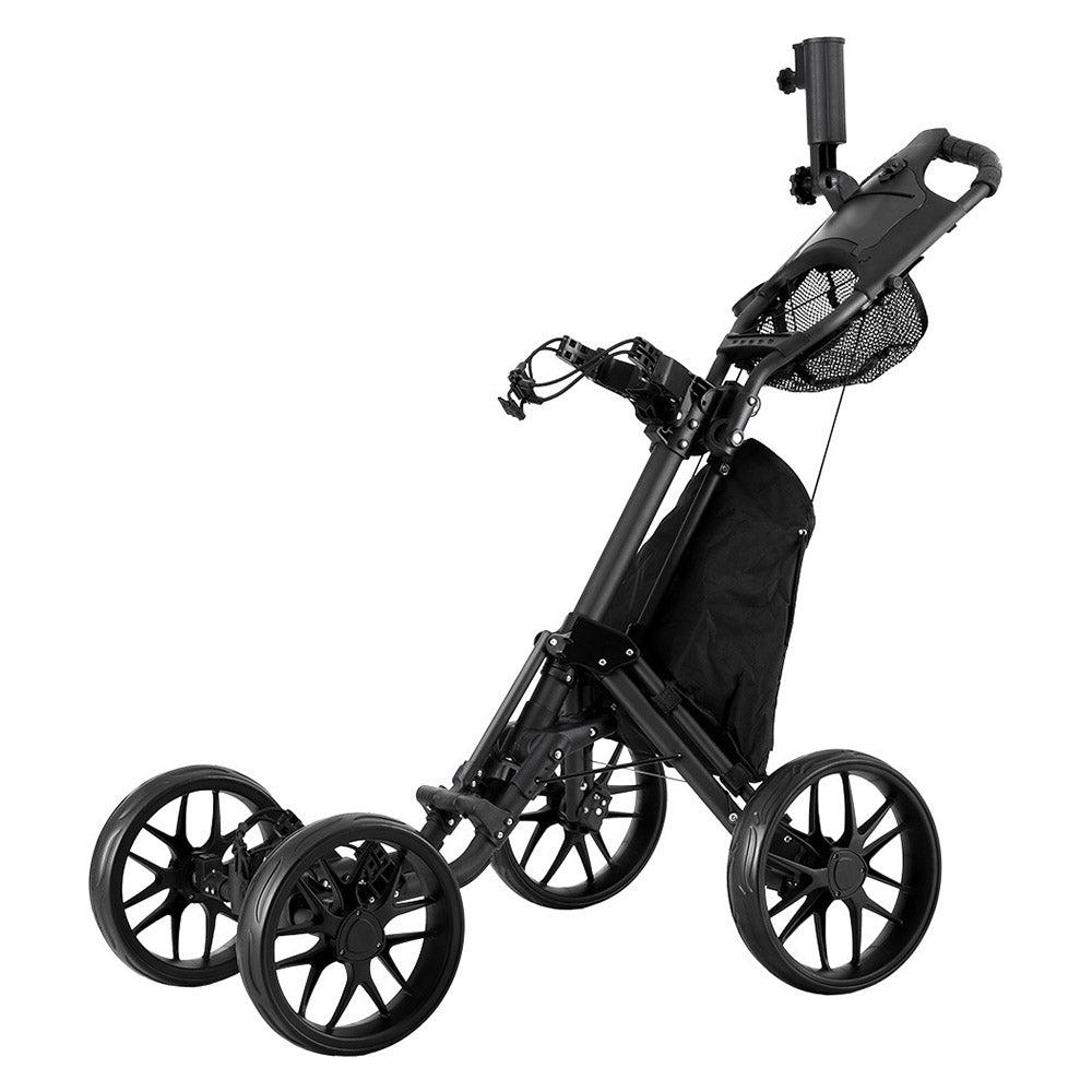 Everfit Golf Buggy Foldable Trolley Golf Cart Wheels Umbrella Bottle Holder-NSW_Rural