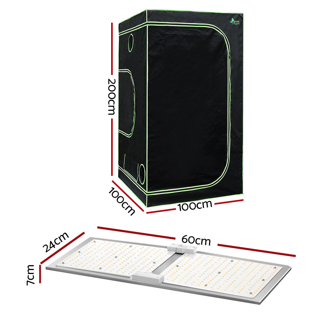 Greenfingers Grow Tent Light Kit 100x100x200CM 2200W LED Full Spectrum-QLD_Metro