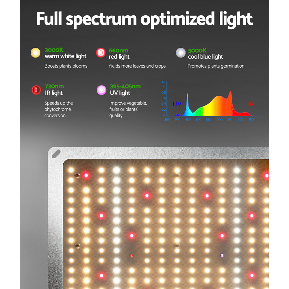 Greenfingers Grow Tent Light Kit 100x100x200CM 2200W LED Full Spectrum-ACT