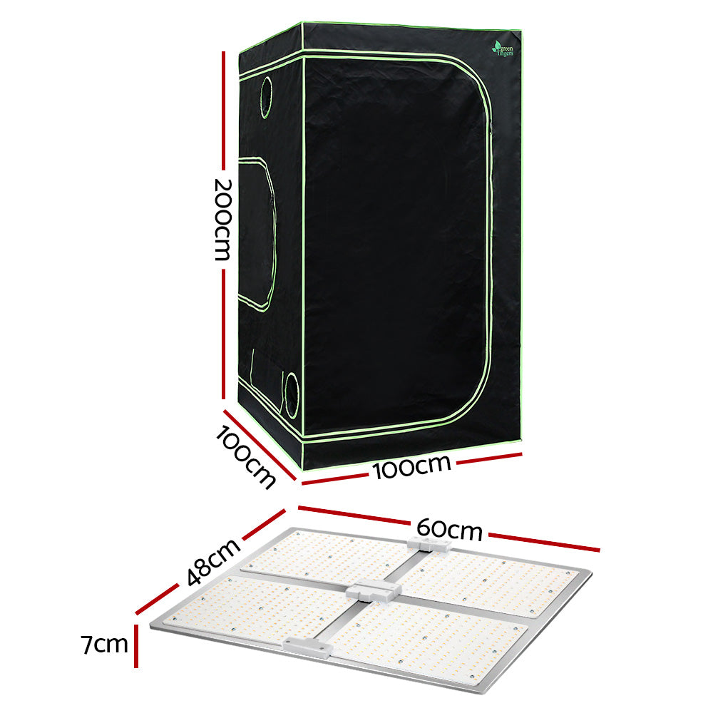 Greenfingers Grow Tent Light Kit 100x100x200CM 4500W LED Full Spectrum-ACT