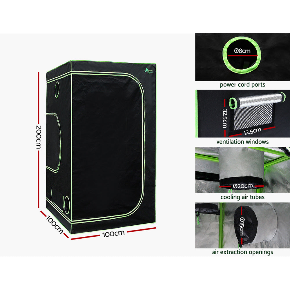 Greenfingers Grow Tent Light Kit 100x100x200CM 4500W LED Full Spectrum-QLD_Rural