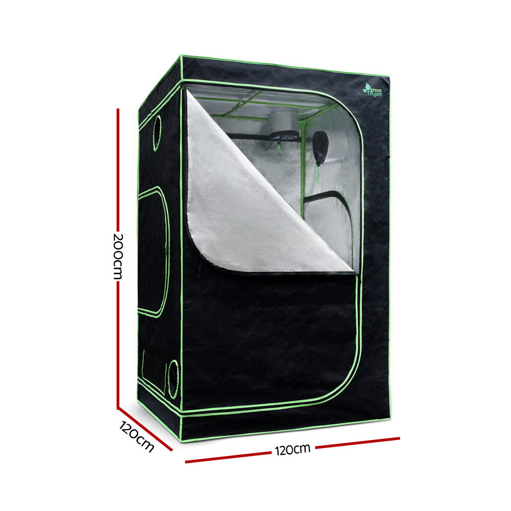 Greenfingers Grow Tent 120x120x200CM Hydroponics Kit Indoor Plant Room System-VIC_Rural